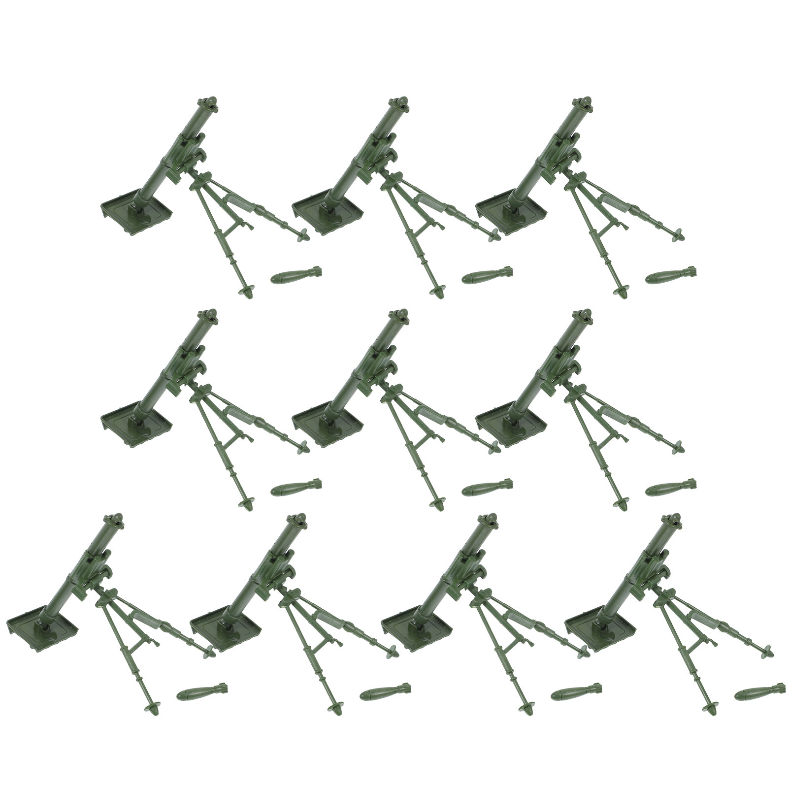 Kids Education Kit - 10 Set Model Peralatan Militer Realistis,