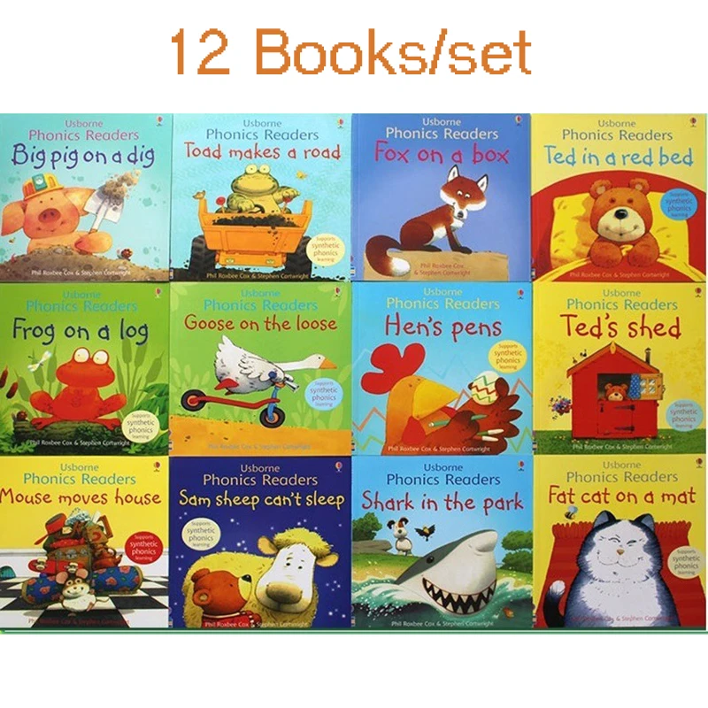 Kids Educational Reader - 12 Buku untuk 1 Set Buku