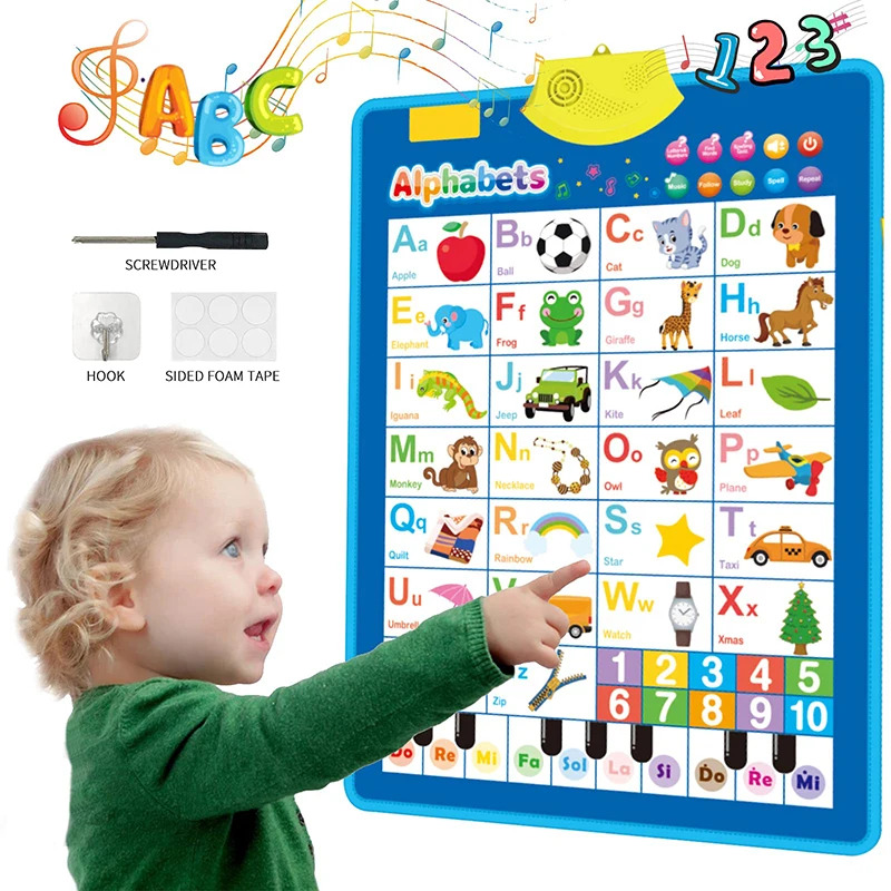 Kids Education Charts - Bagan Dinding Alfabet Inggris Elektronik Poster