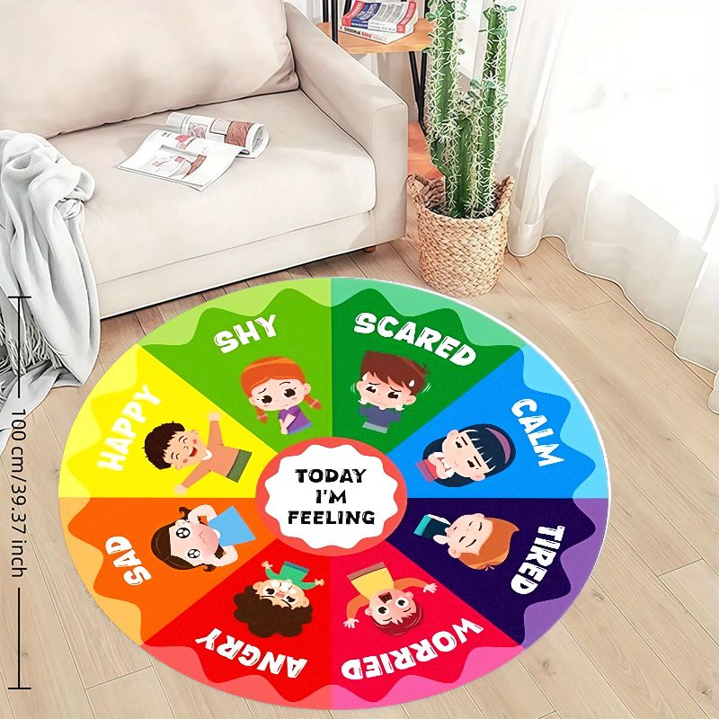 Karpet Bulat Flanel Edukatif B - Kids Education Charts ulasan dan harga