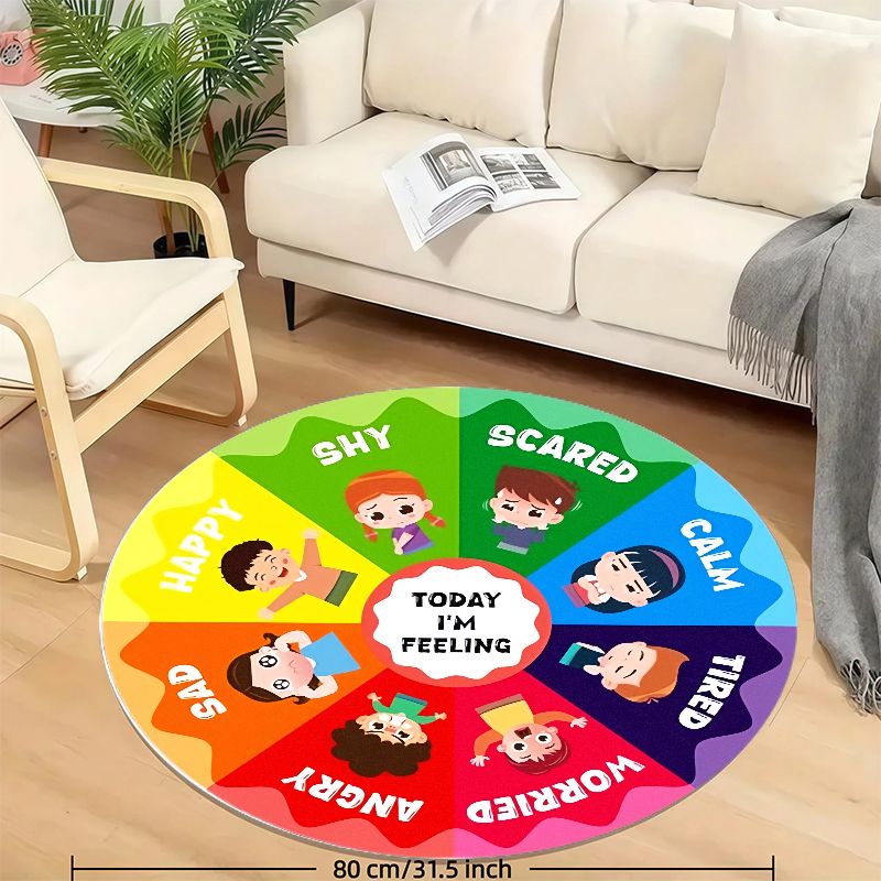 Karpet Bulat Flanel Edukatif B - Kids Education Charts ulasan dan harga