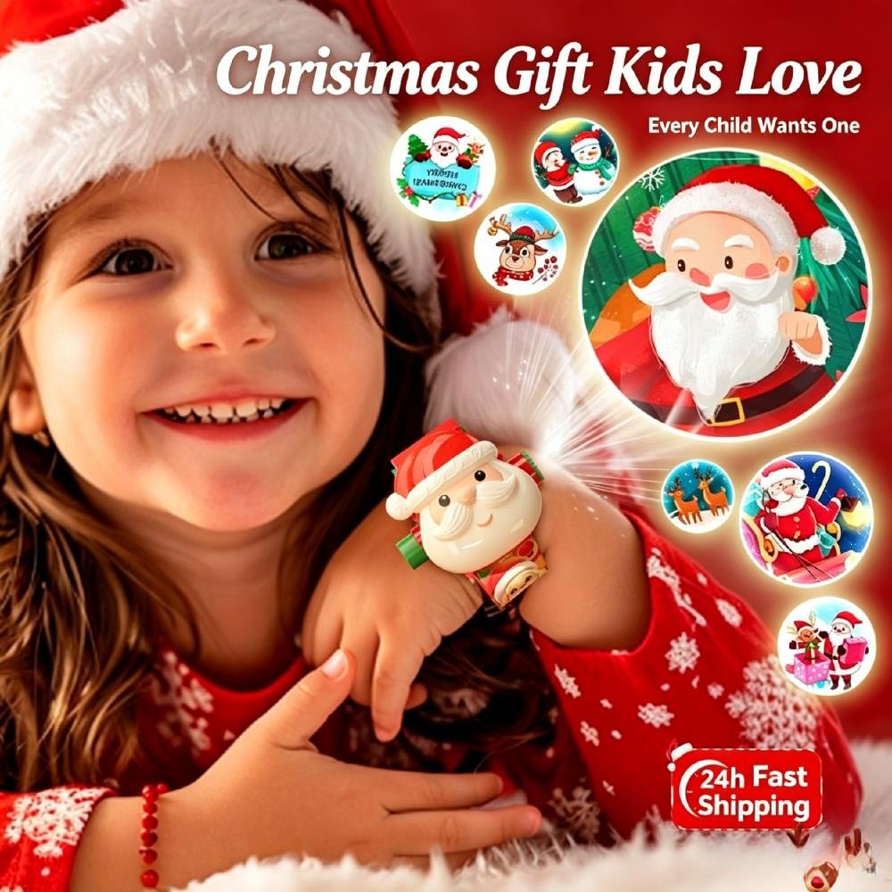 Jam Tangan Proyeksi Natal, Mai - Kids Educational Watch ulasan dan harga