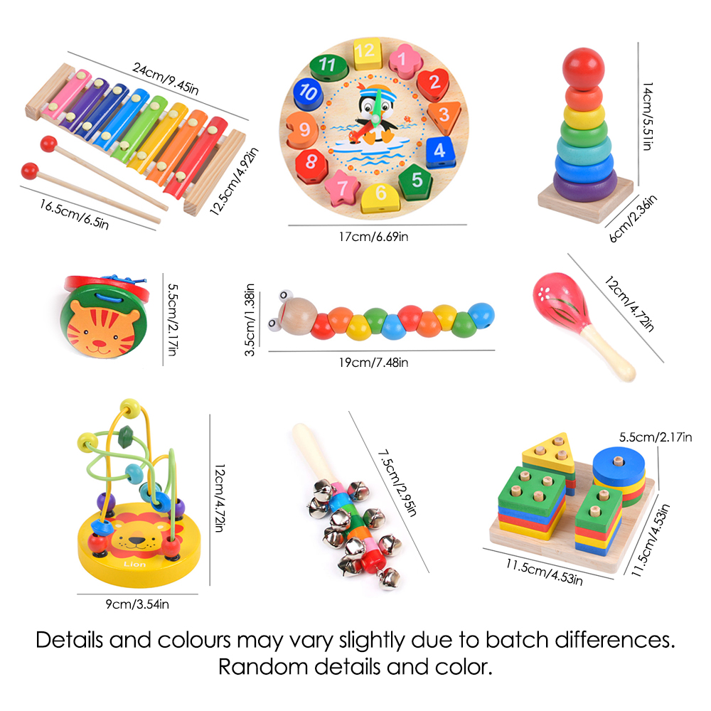 Set Mainan Montessori Kayu, Ma - Kids Educational Watch ulasan dan harga