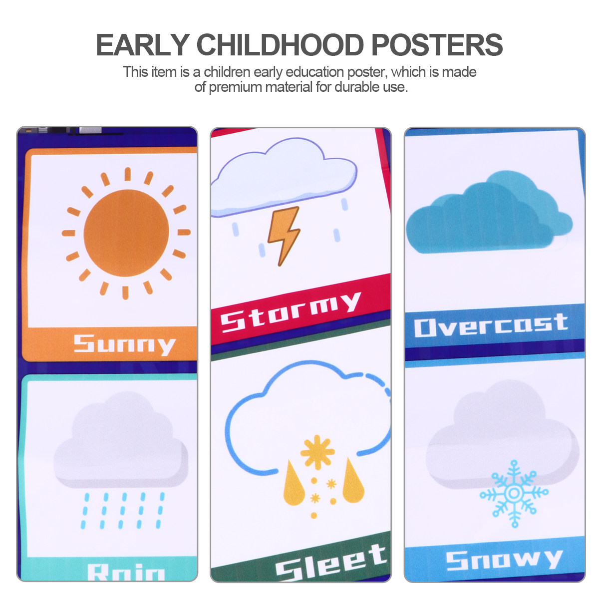 1 buah Poster Edukatif Bergamb - Kids Education Charts ulasan dan harga