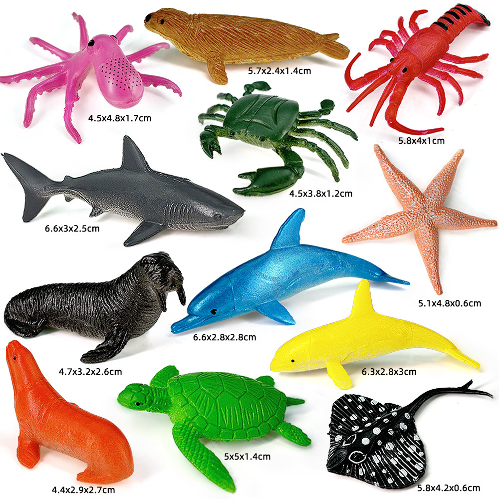 12 Buah Set Kehidupan Laut Lau - Kids Education Kit ulasan dan harga