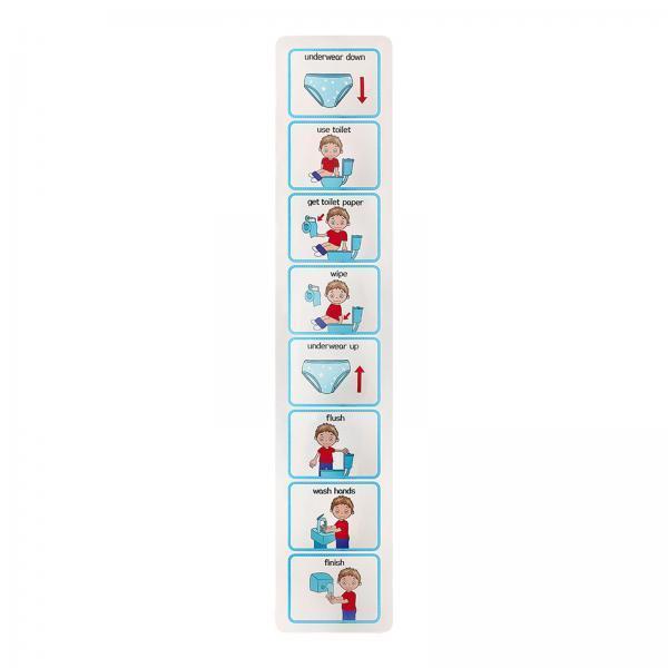 Bagan Toilet Anak, Jadwal Visu - Kids Education Charts ulasan dan harga