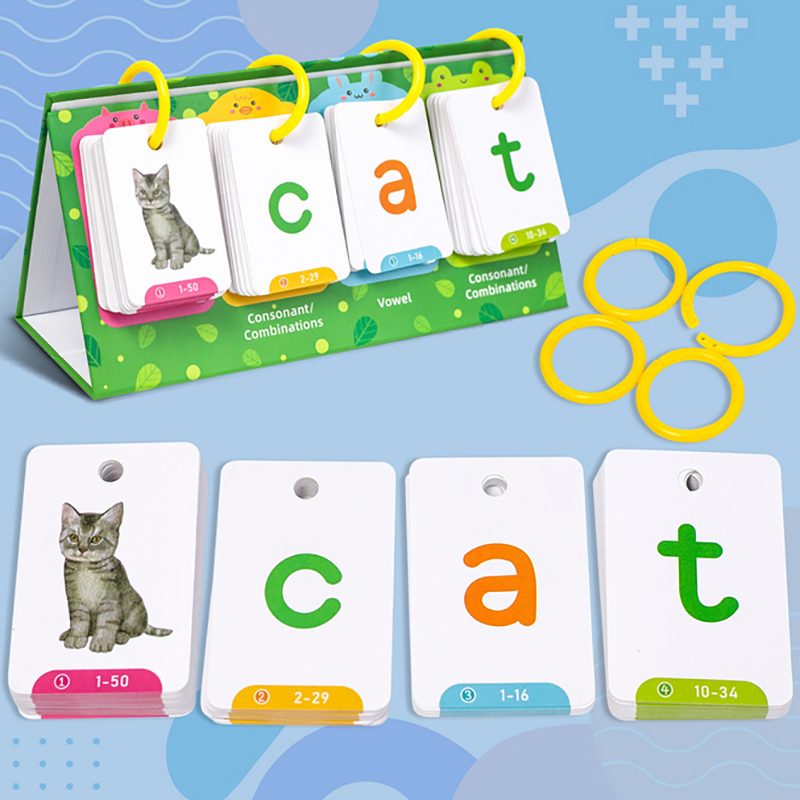 Kartu Flash Kata CVC untuk Ana - Kids Education Charts ulasan dan harga