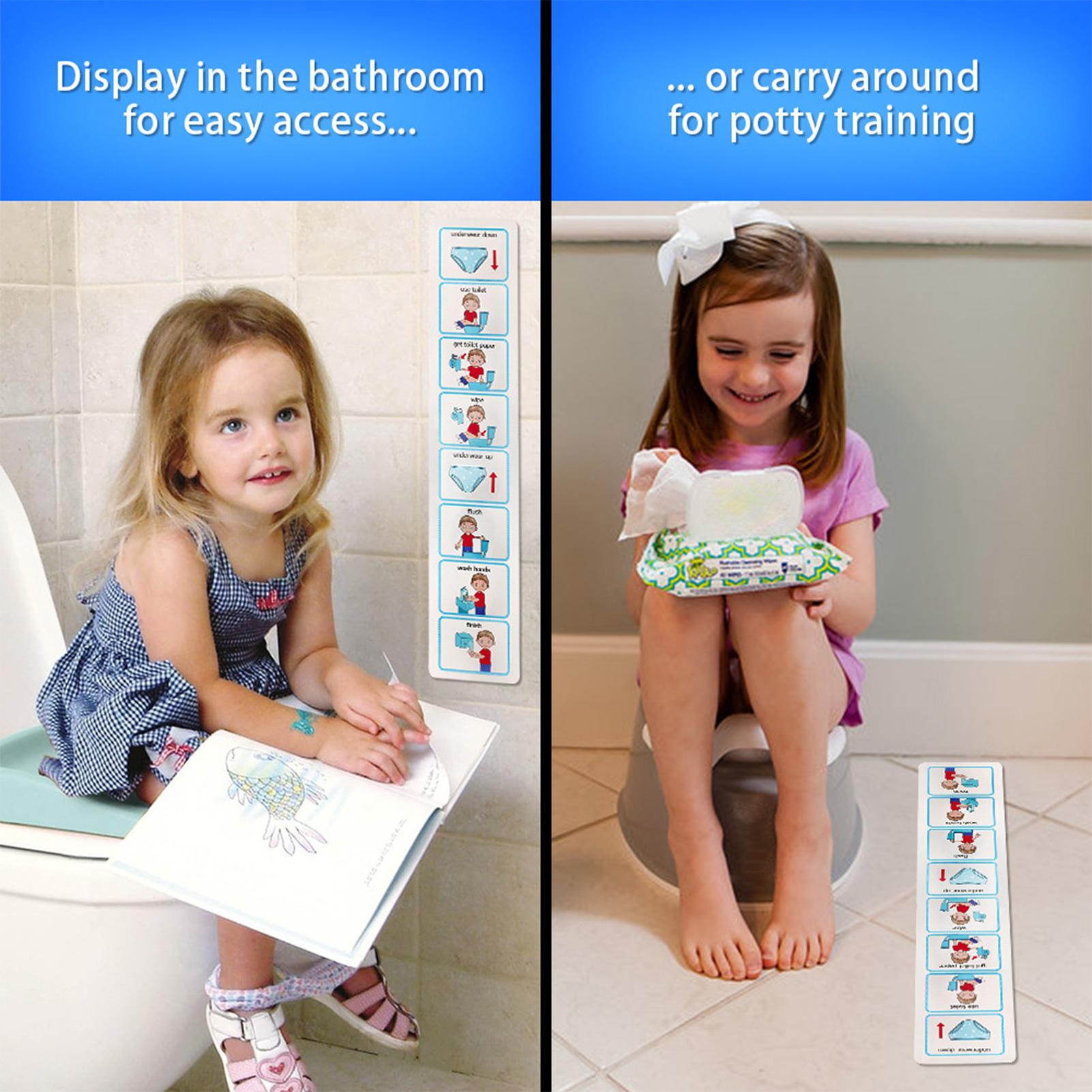Jadwal Visual Latihan Toilet,  - Kids Education Charts ulasan dan harga
