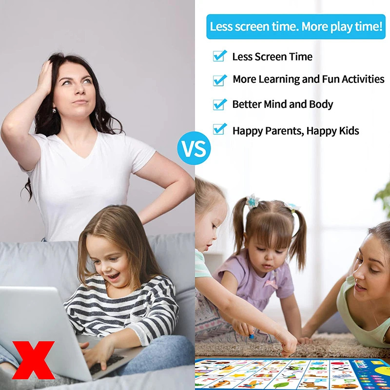 Bagan Dinding Alfabet Inggris  - Kids Education Charts ulasan dan harga