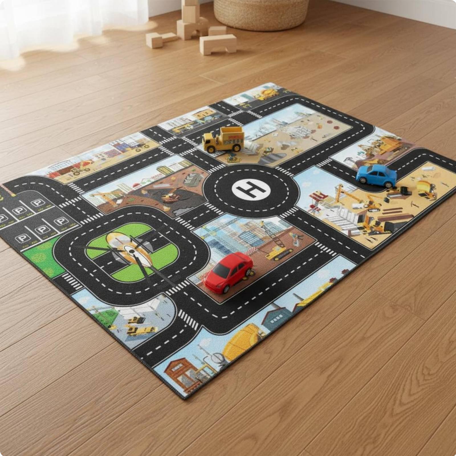 Karpet Aktivitas Rambu Lalu Li - Kids Education Rug ulasan dan harga